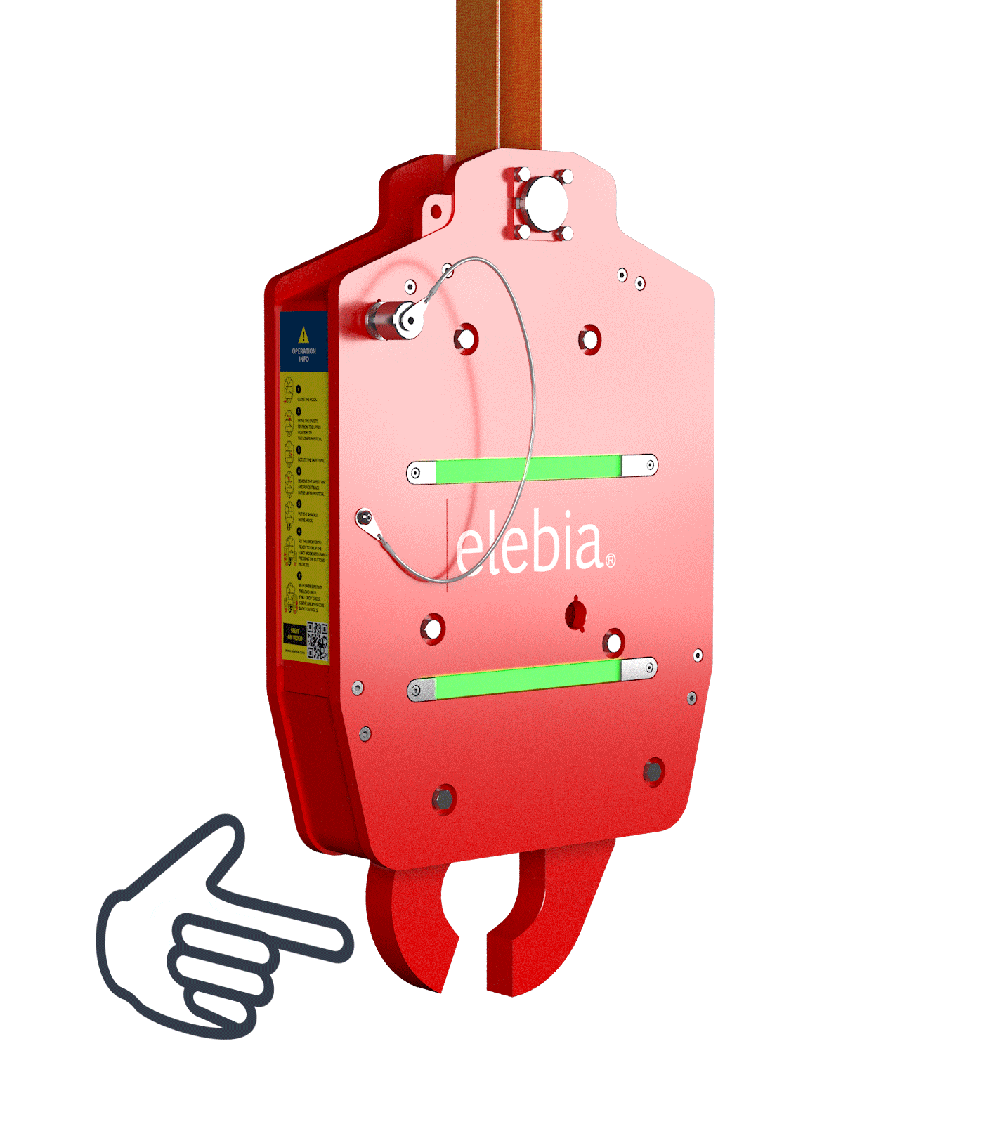 Automatic Load Drop Hook with Autoclose Autoclose for Automatic Load Drop Hook