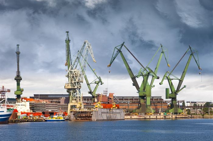 Tipos de grúas portuarias