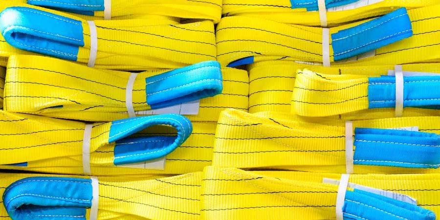 Galvanized steel boxes and Textile Lifting Sling